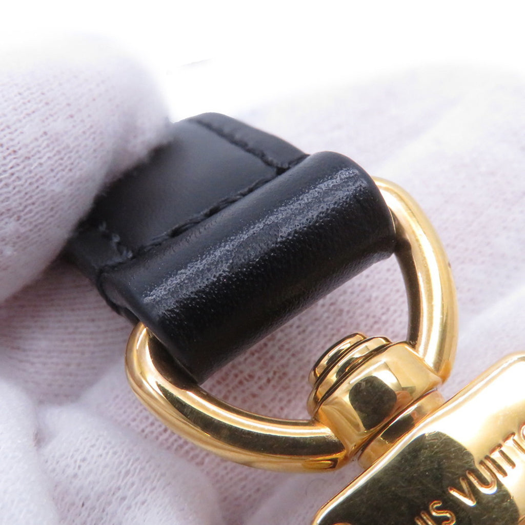 Louis Vuitton Black Noir Leather Handbag Shoulder Bag (Pre-Owned)