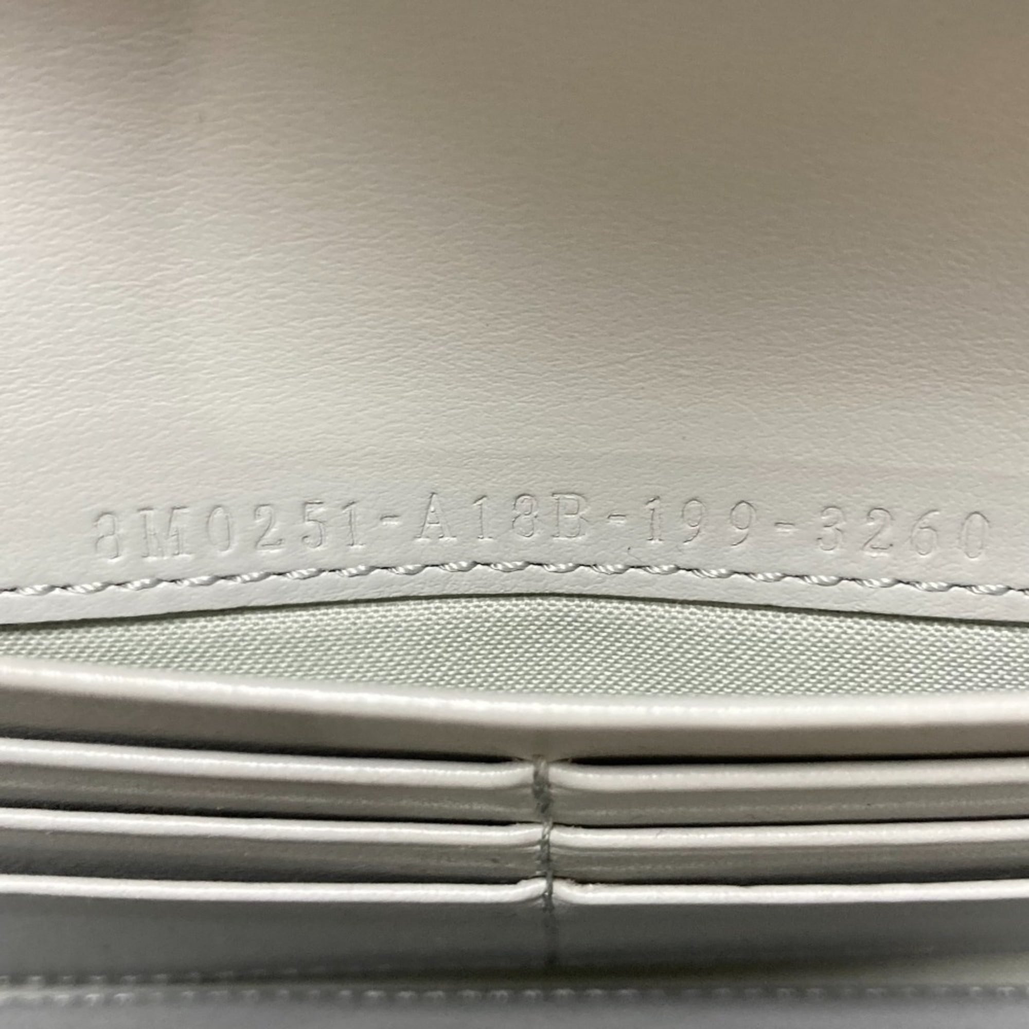 Fendi Light Gray Long Wallet (Bi-Fold) (Pre-Owned)