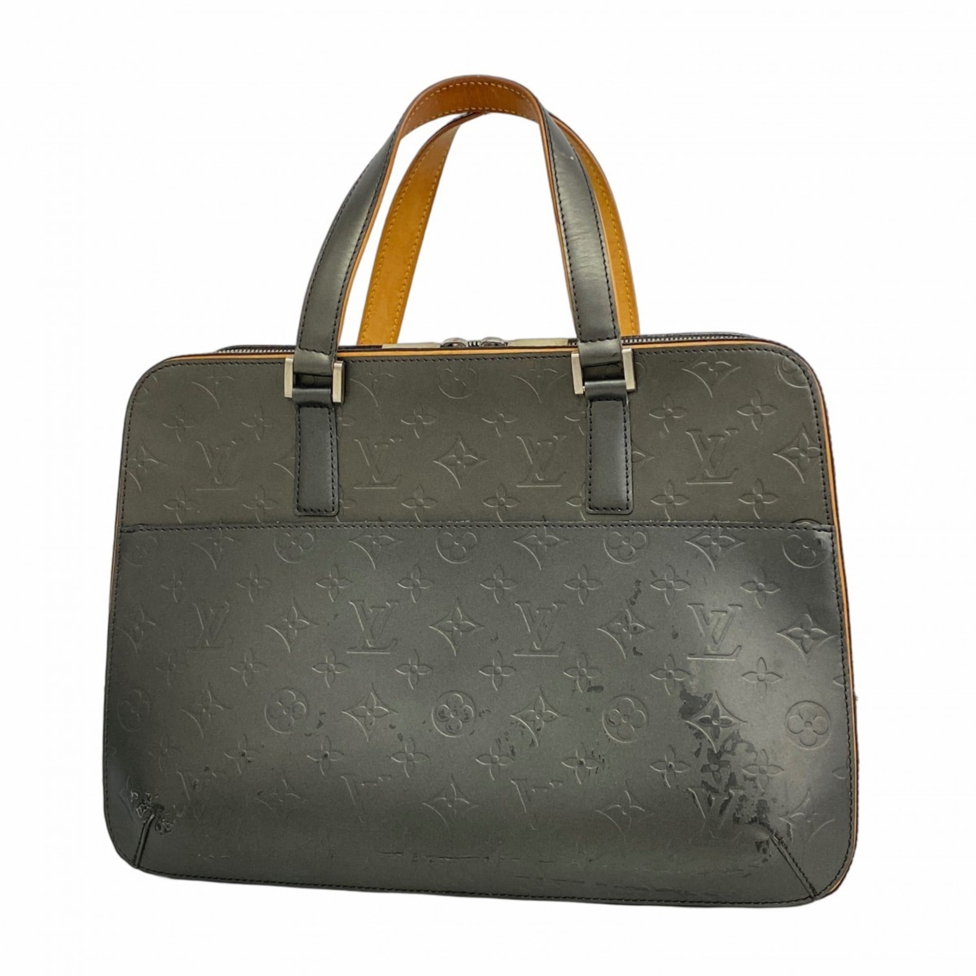 Louis Vuitton Noir Handbag (Pre-Owned)