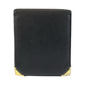 Yves Saint Laurent Black Leather Wallet (Bi-Fold) (Pre-Owned)