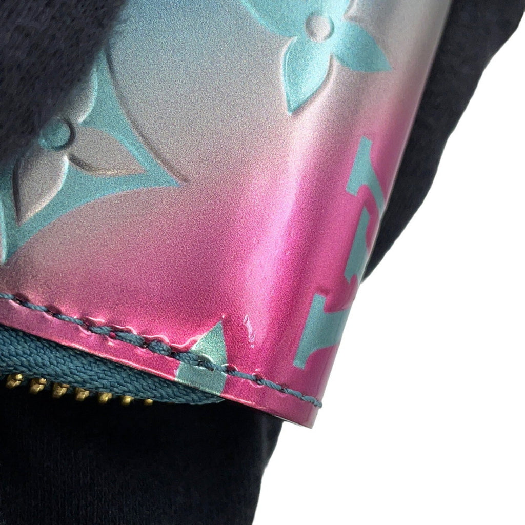 Louis Vuitton Monogram Vernis Blue Pink Monogram Vernis Long Wallet (Bi-Fold) (Pre-Owned)