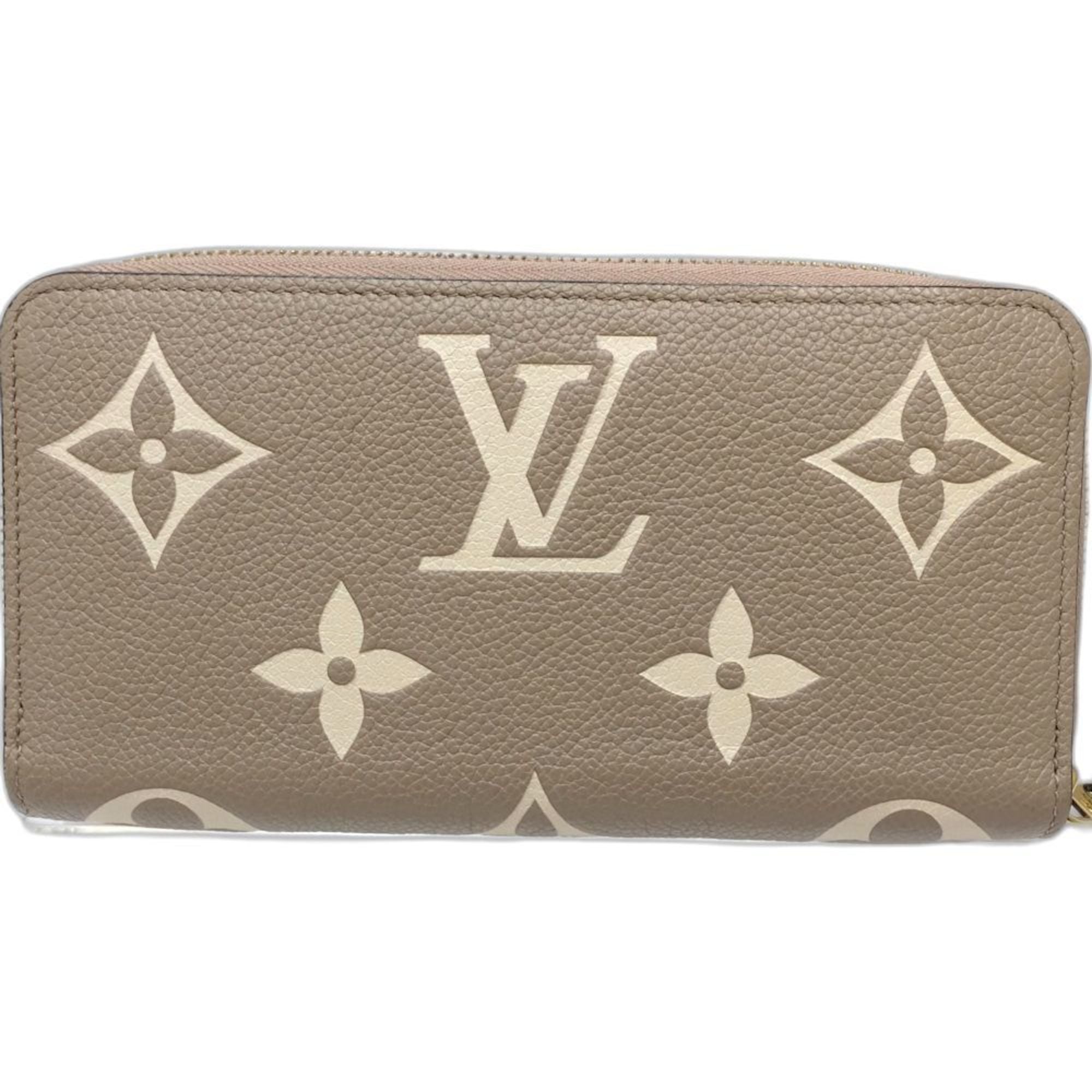 Louis Vuitton Monogram Bicolor Tourterelle Monogram Empreinte Long Wallet (Bi-Fold) (Pre-Owned)