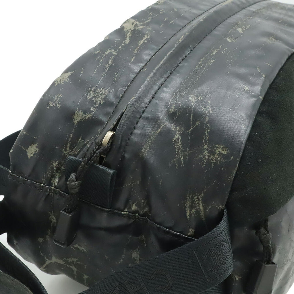 Chanel Sport Black Rubber Suede Fanny Pack (Pre-Owned)