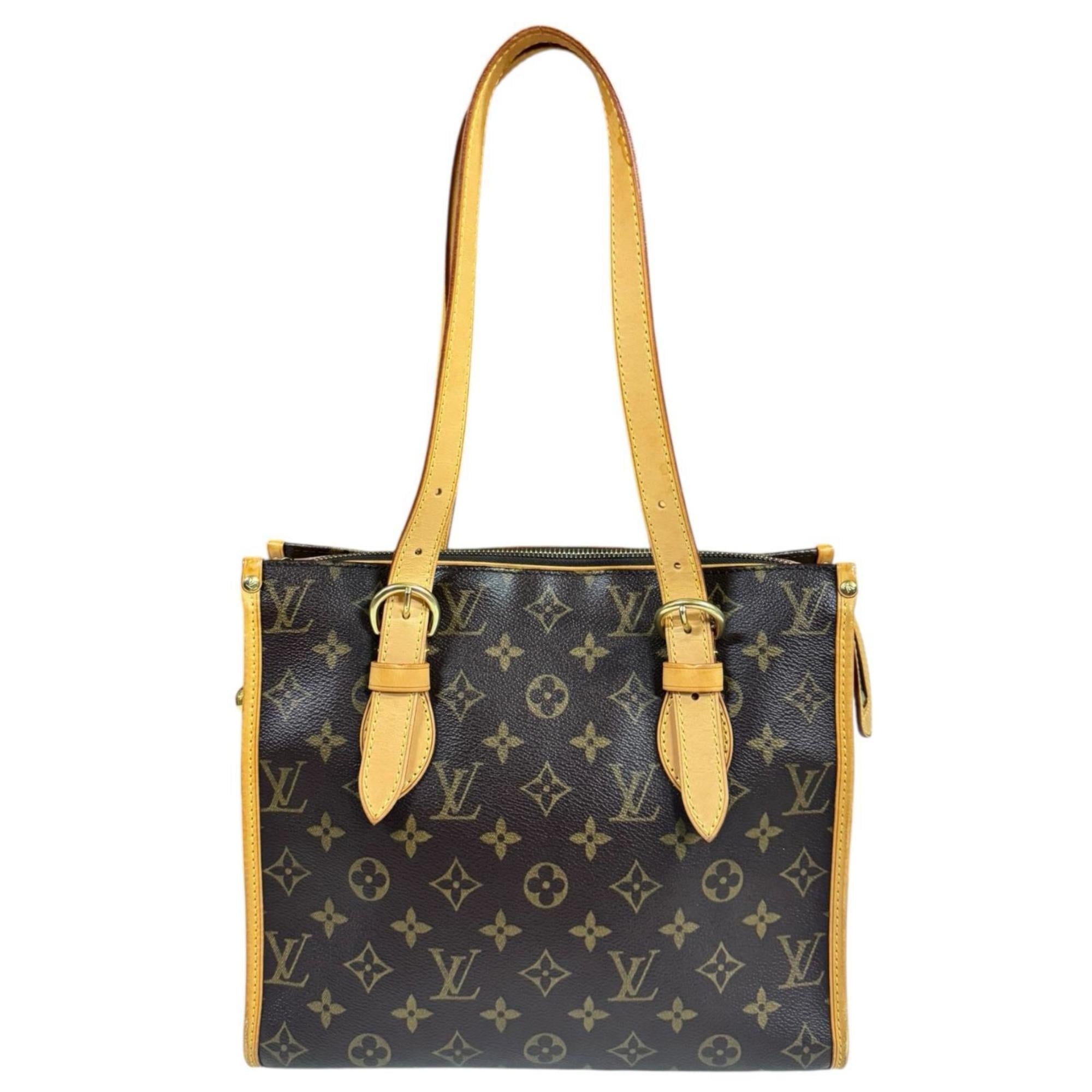Louis Vuitton Brown Monogram Canvas Shoulder Bag (Pre-Owned)