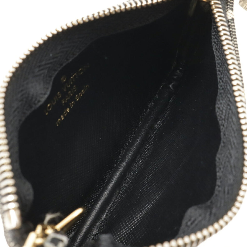 Louis Vuitton Noir Canvas Coin Purse/Coin Case (Pre-Owned)