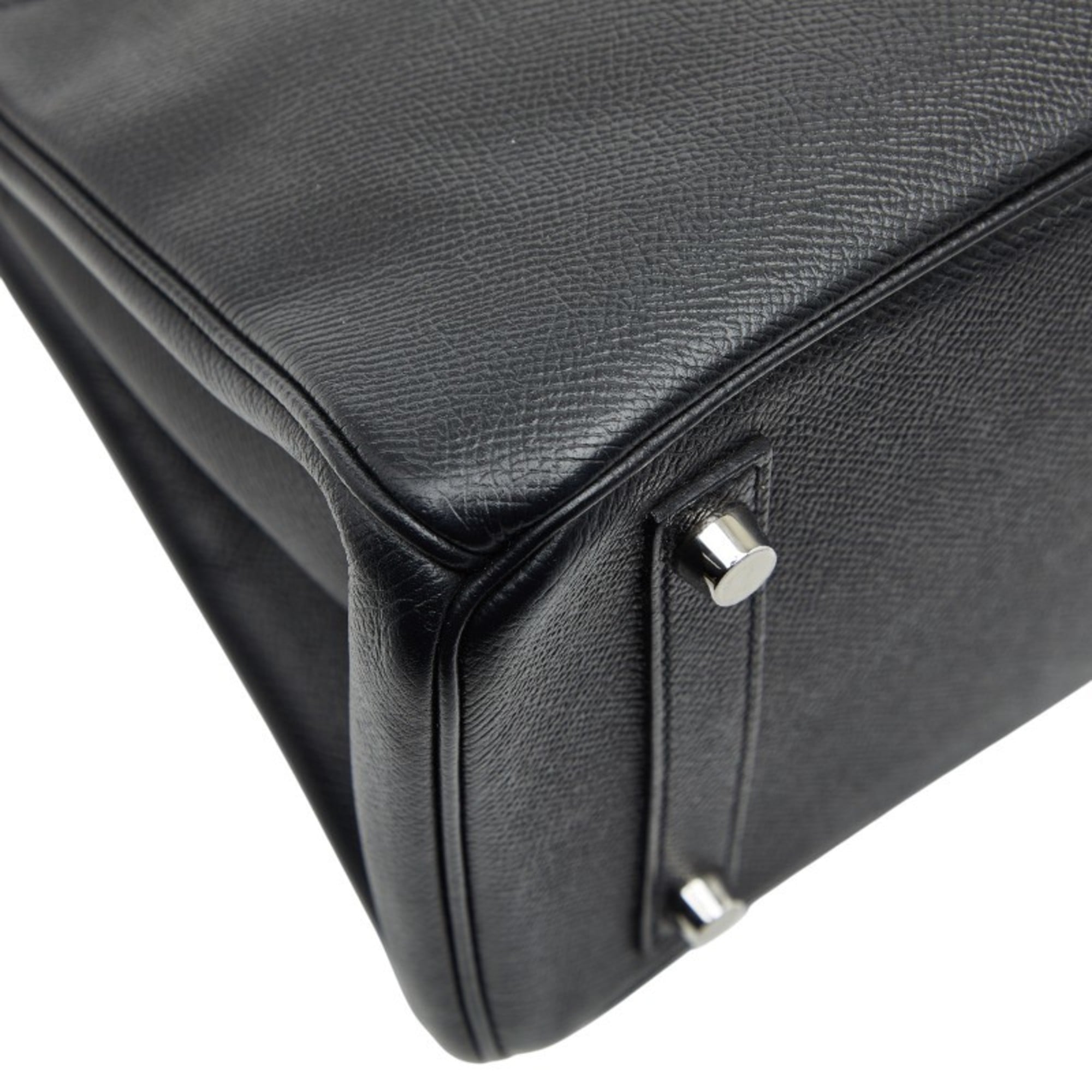 Hermes Black Epsom Leather Handbag (Pre-Owned)