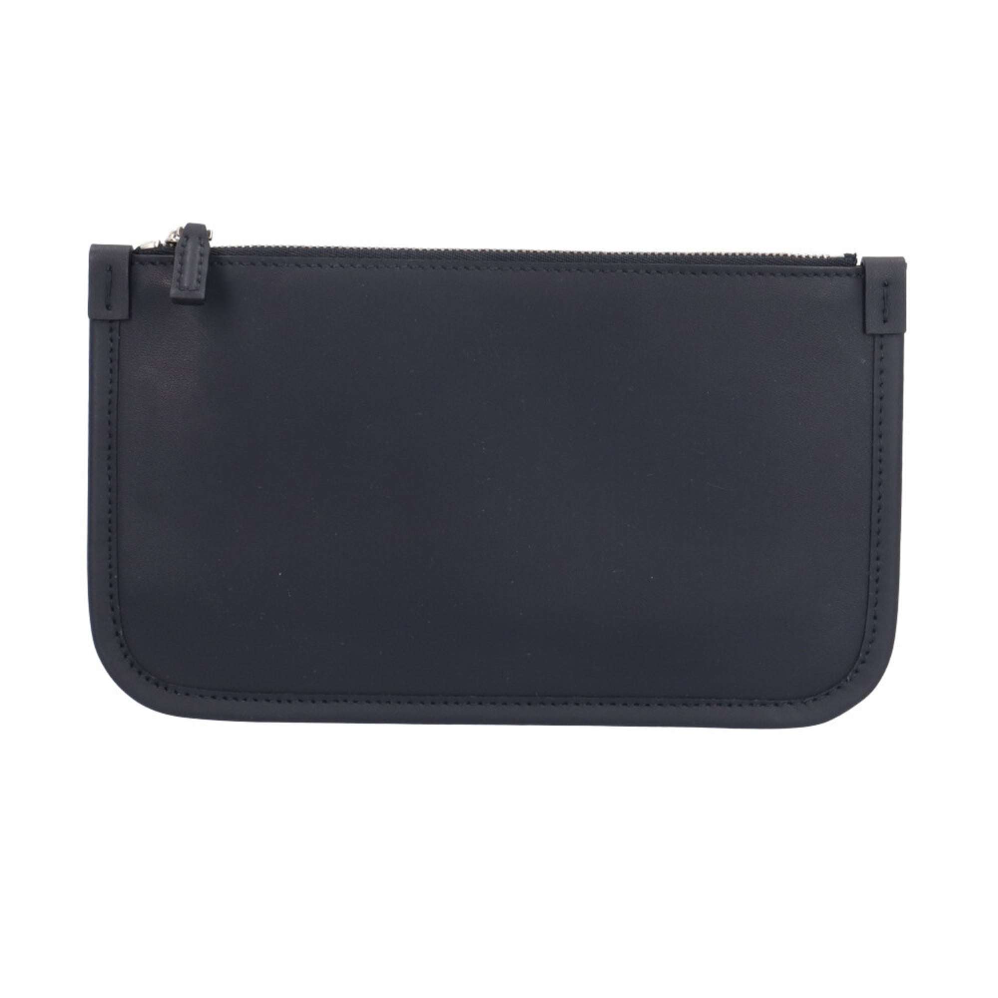 Gucci Beige Navy Canvas Leather Handbag (Pre-Owned)