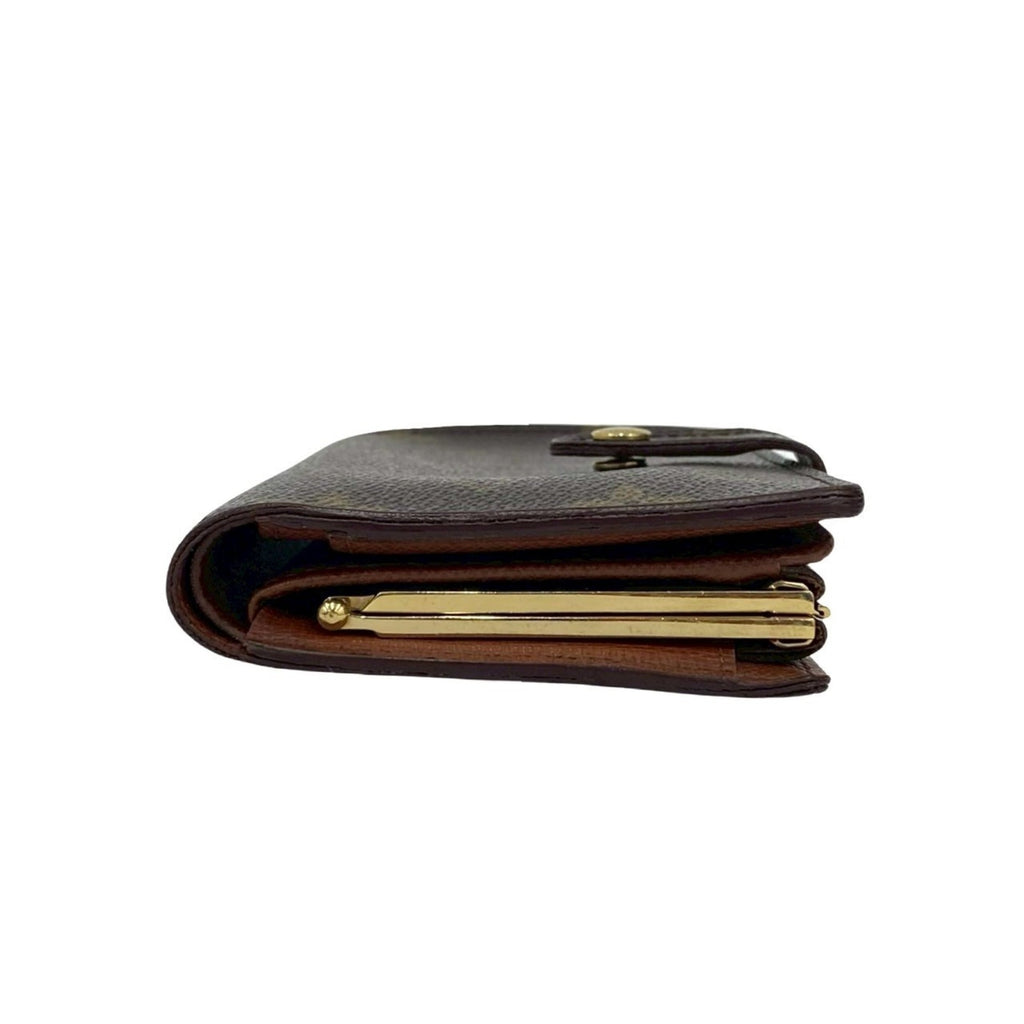 Louis Vuitton Brown Leather Pvc Wallet (Bi-Fold) (Pre-Owned)