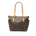 Louis Vuitton Brown Pvc Leather Shoulder Bag Tote Bag (Pre-Owned)