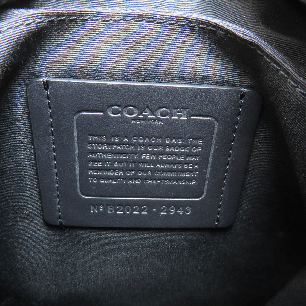 Coach Black Leather Sling Bag (Pre-Owned)