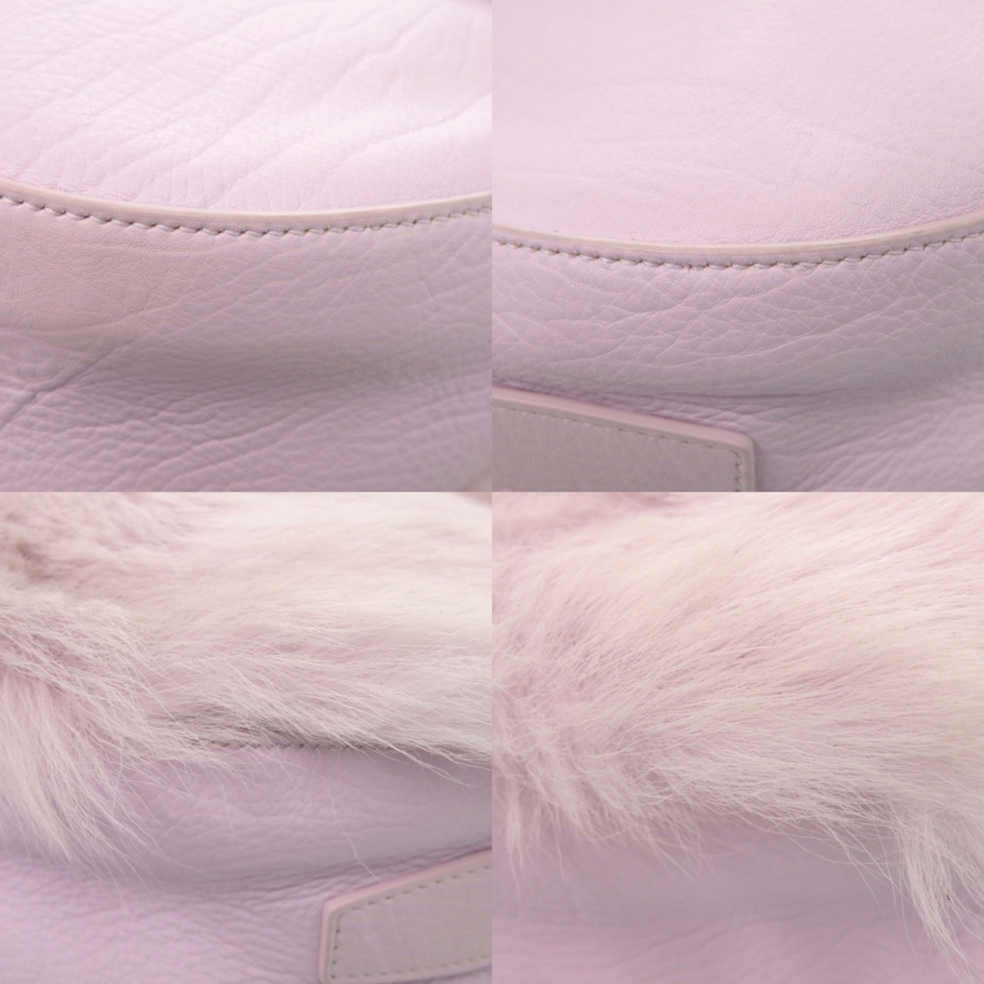 Burberry Purple Leather Shoulder Bag (Pre-Owned)
