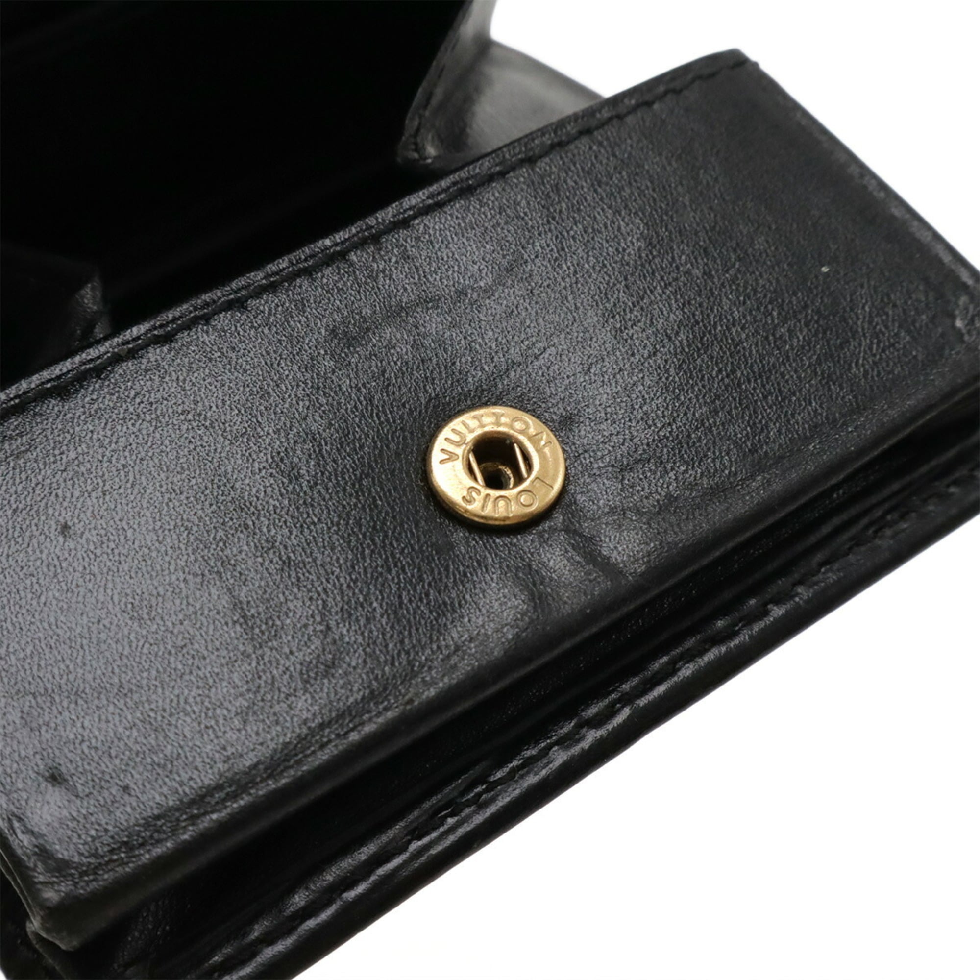 Louis Vuitton Epi Black Noir Epi Leather Coin Purse/Coin Case (Pre-Owned)