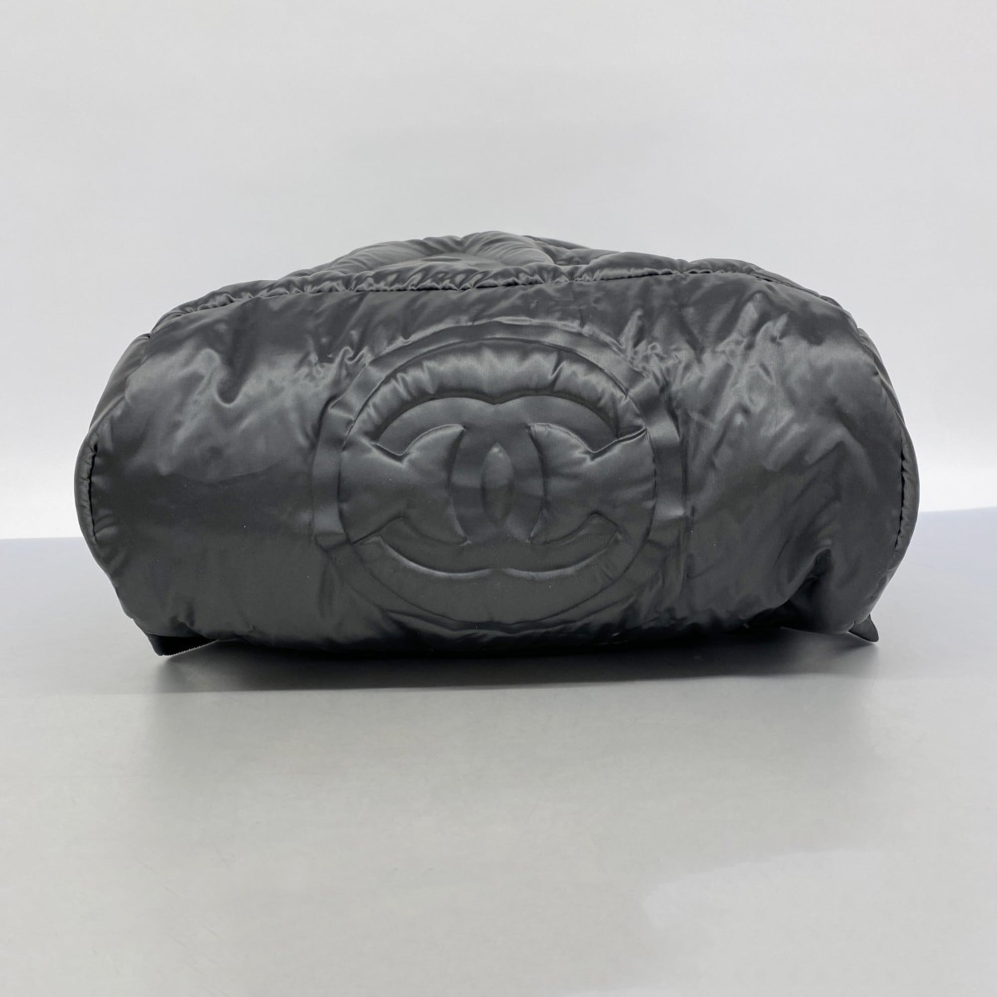 Chanel Black Nylon Backpack (Pre-Owned)