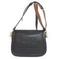 Coach Black Leather Saddle Bag Shoulder Bag (Pre-Owned)