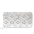 Louis Vuitton Mahina Silver Mahina Leather Long Wallet (Tri-Fold) (Pre-Owned)