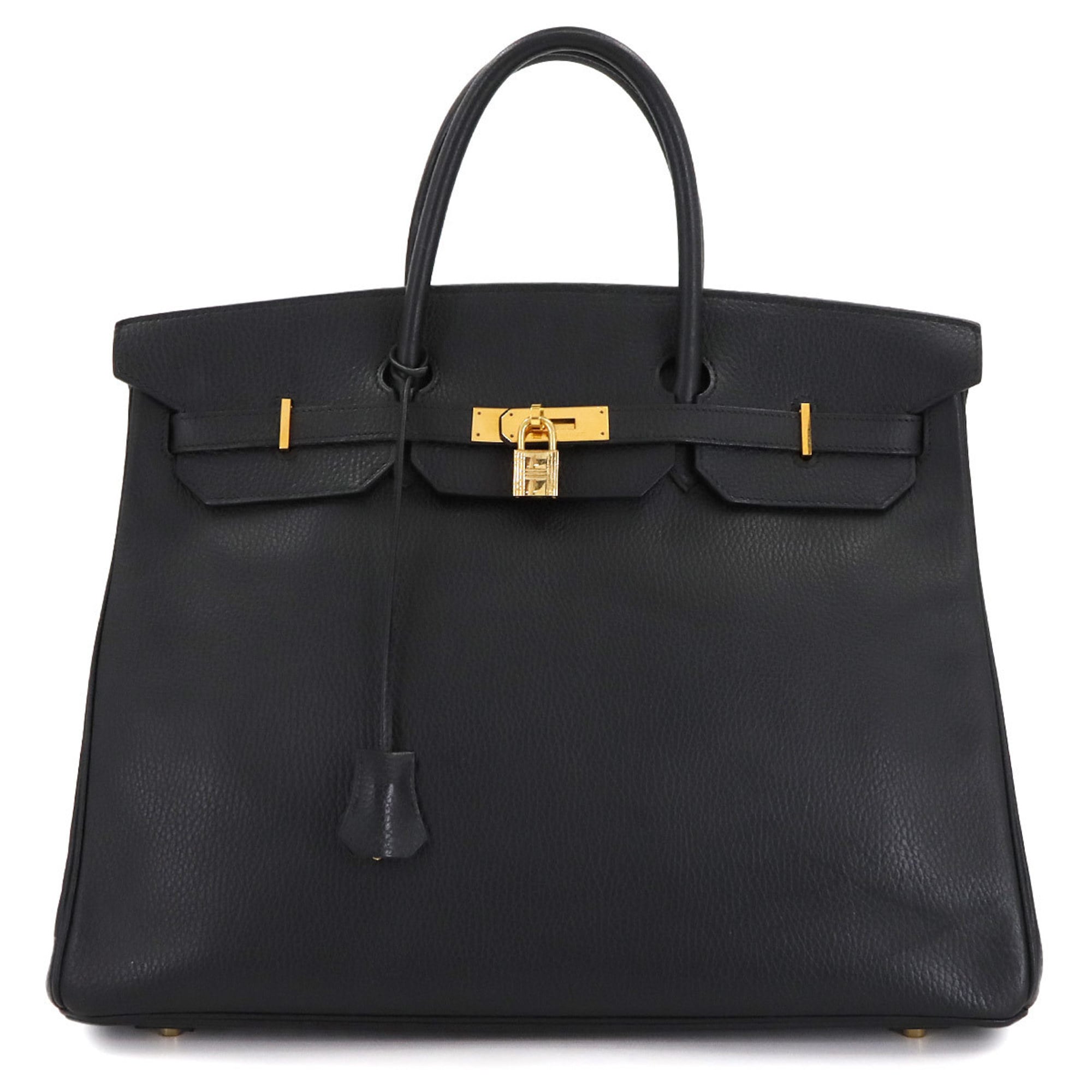 Hermes Black Ardennes Leather Handbag (Pre-Owned)