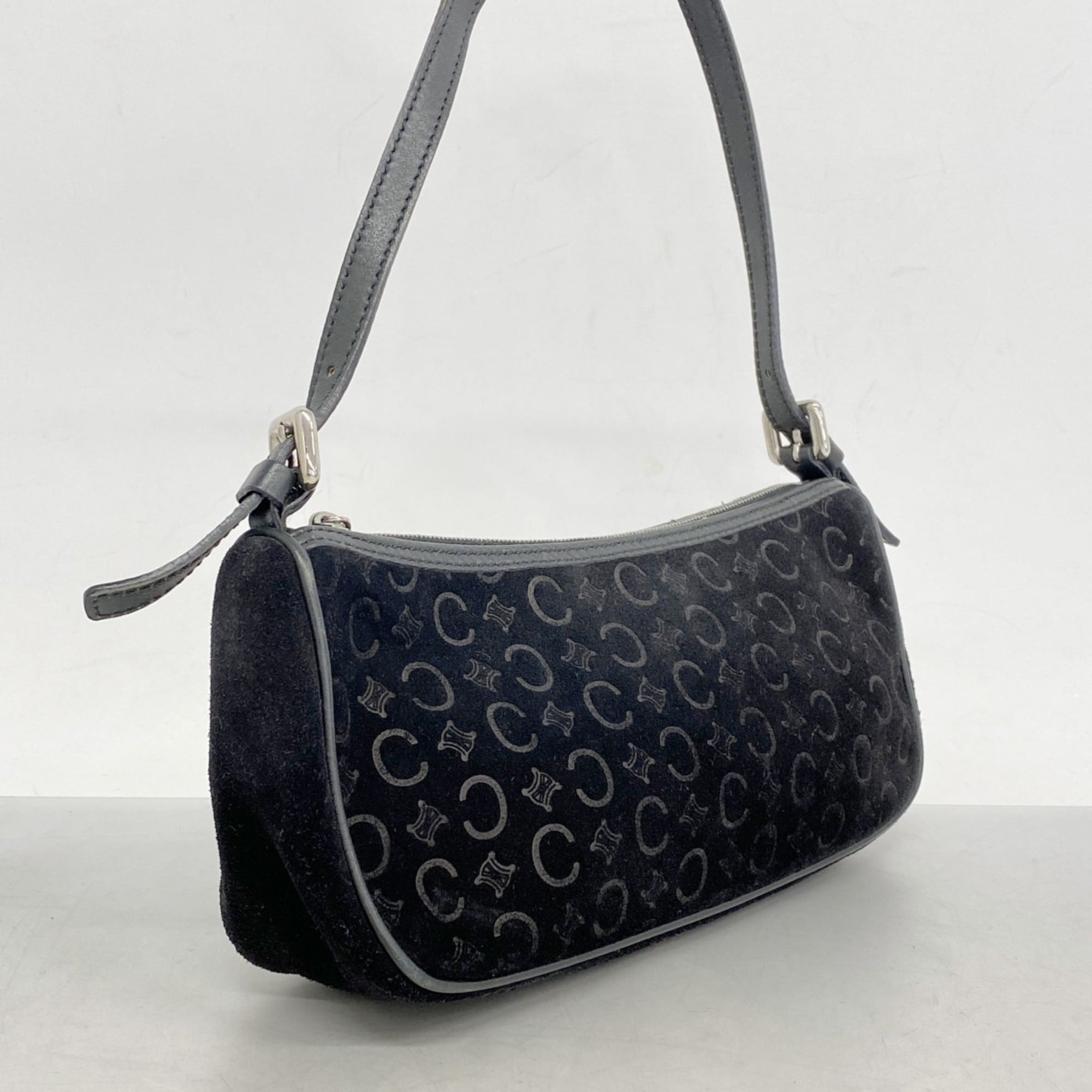 Celine Black Suede Handbag (Pre-Owned)