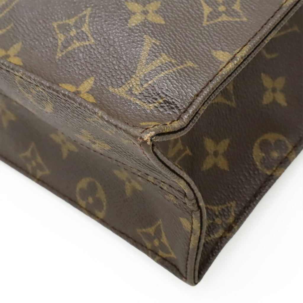 Louis Vuitton Brown Pvc Handbag Tote Bag (Pre-Owned)