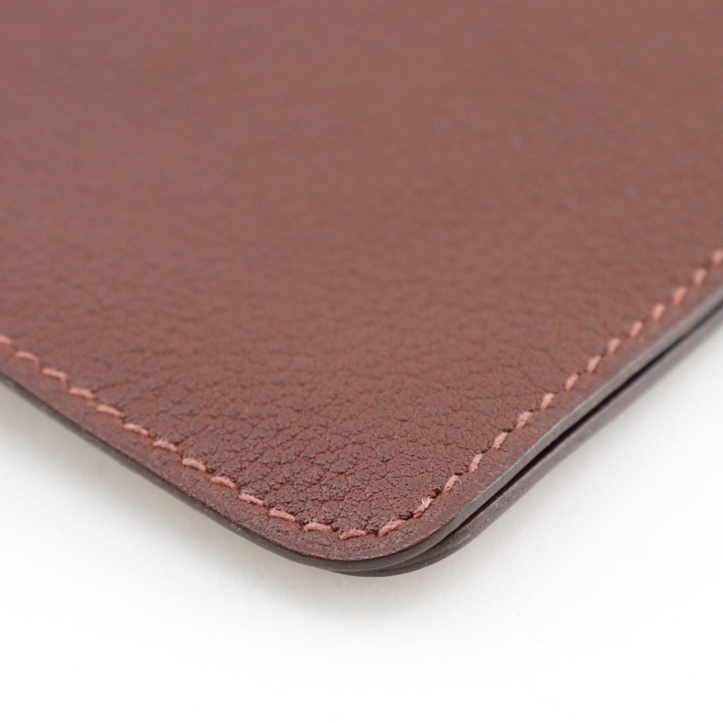 Hermes Dogon Brown Togo Leather Long Wallet (Bi-Fold) (Pre-Owned)