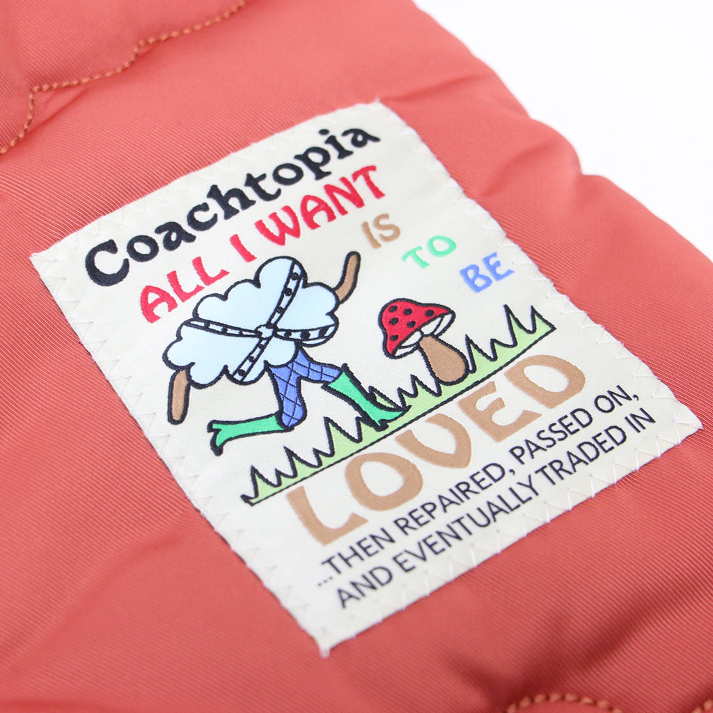 Coach Orange Polyester Handbag (Pre-Owned)