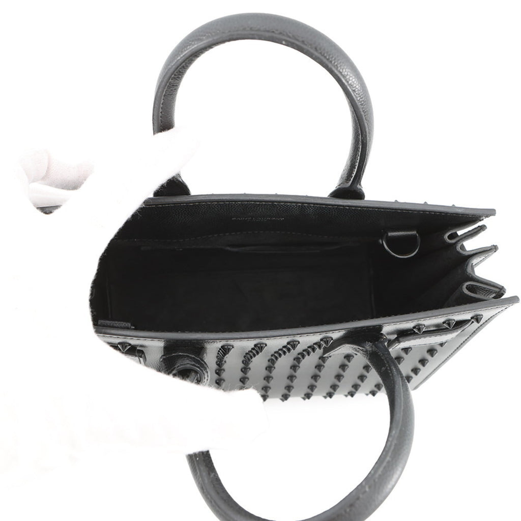 Yves Saint Laurent Black Leather Handbag (Pre-Owned)