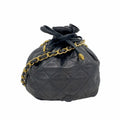 Chanel Black Leather Shoulder Bag (Pre-Owned)