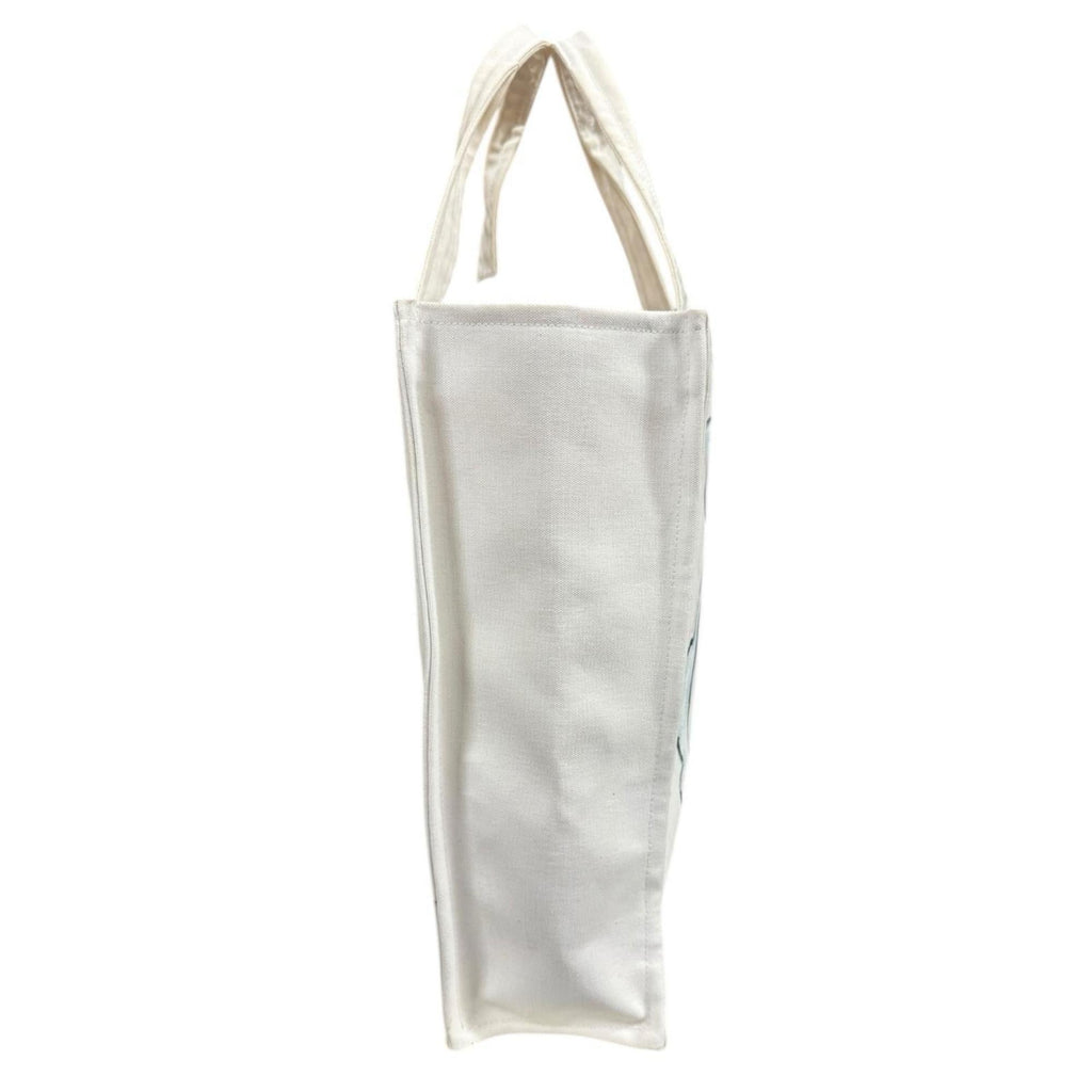 Chanel White Canvas Tote Bag (Pre-Owned)