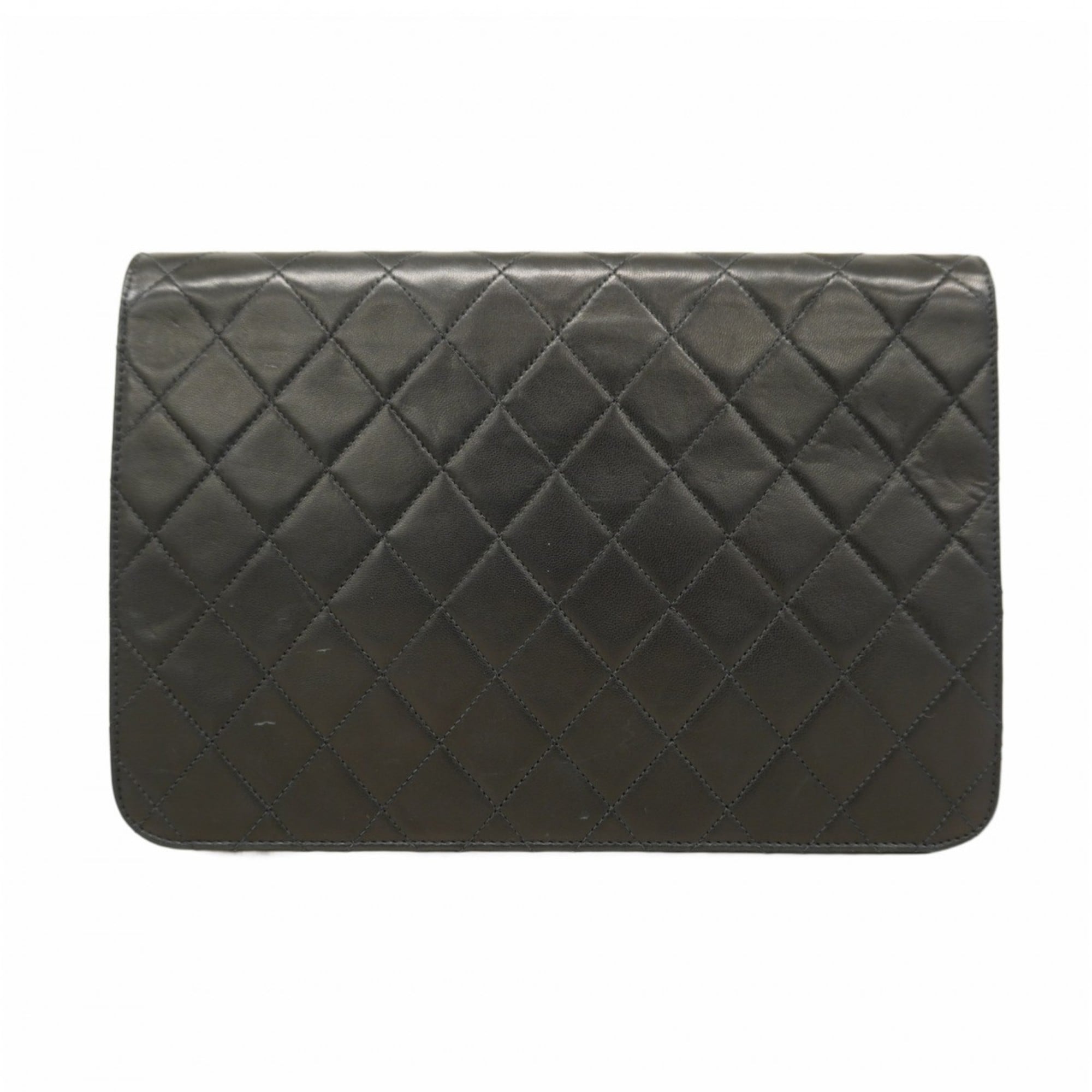 Chanel Black Leather Shoulder Bag (Pre-Owned)