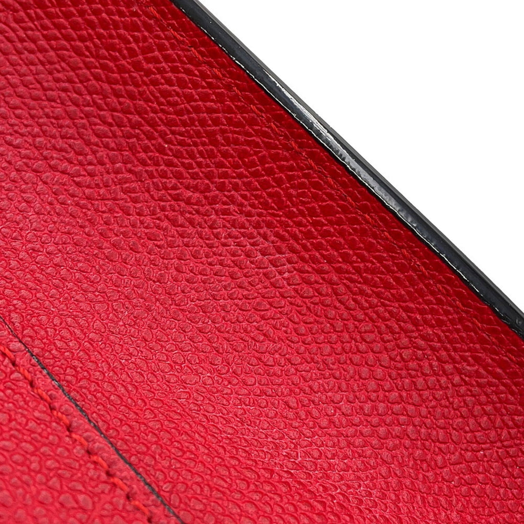 Valextra Pink Red Color Leather Handbag (Pre-Owned)