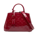 Louis Vuitton Magenta Purple Patent Leather Handbag Shoulder Bag (Pre-Owned)