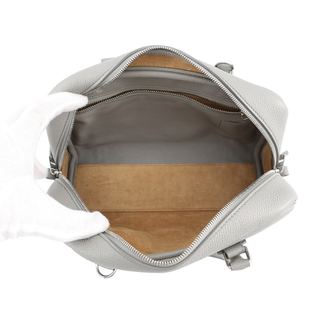 Loewe Gray Leather Handbag (Pre-Owned)