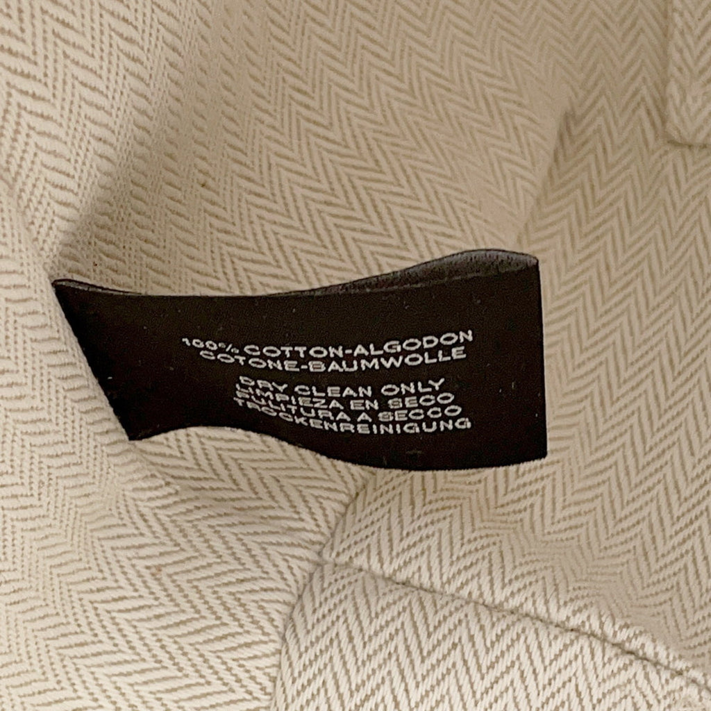 Hermes Bordeaux Orange Canvas Pouch (Pre-Owned)
