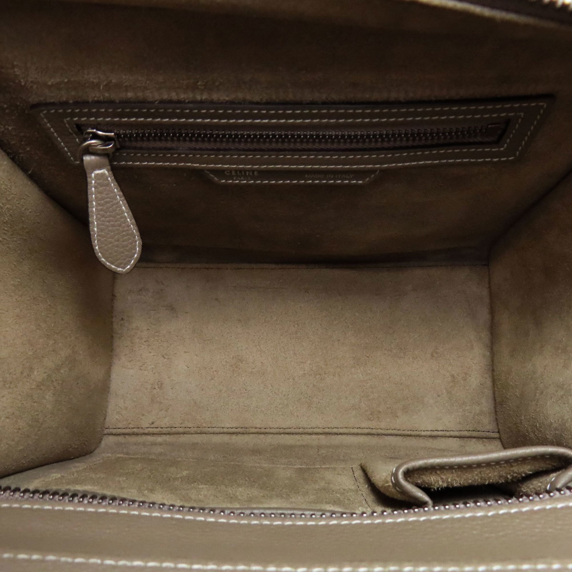 Celine Brown Leather Tote Bag (Pre-Owned)