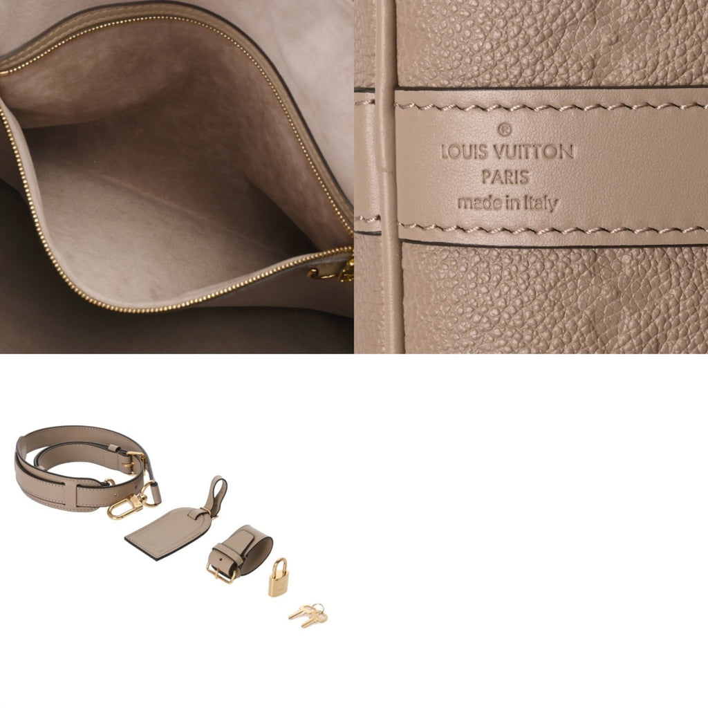 Louis Vuitton Tourterelle Monogram Canvas Boston Bag (Pre-Owned)