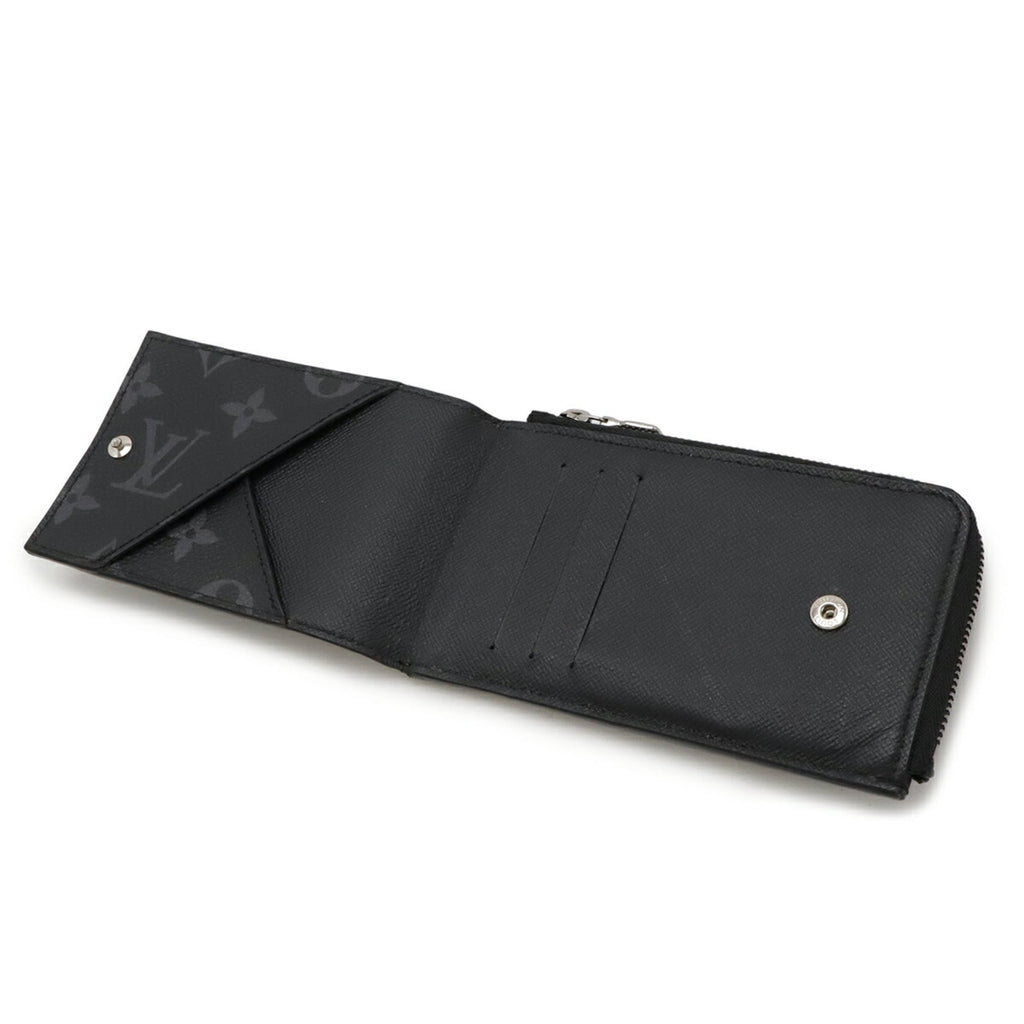 Louis Vuitton Black Gray Monogram Eclipse Wallet (Bi-Fold) (Pre-Owned)