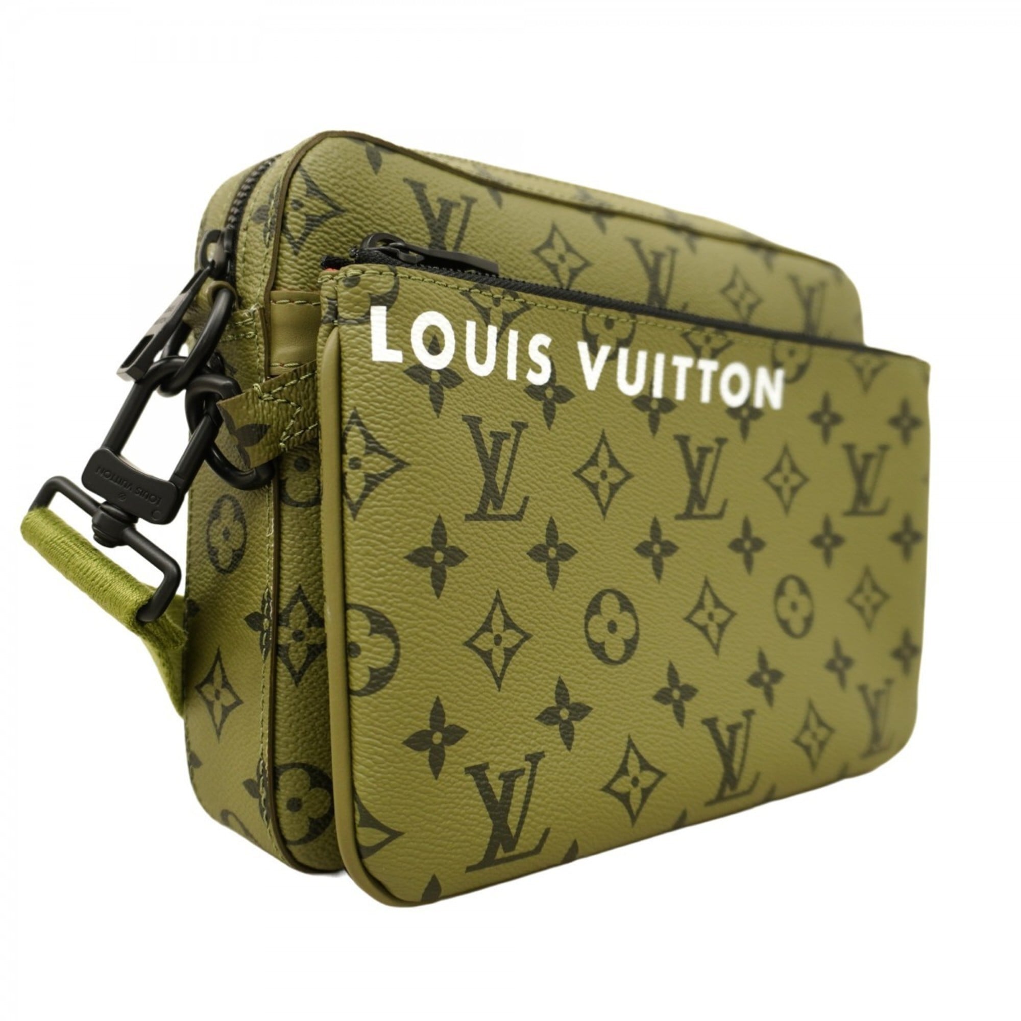 Louis Vuitton Khaki Shoulder Bag (Pre-Owned)