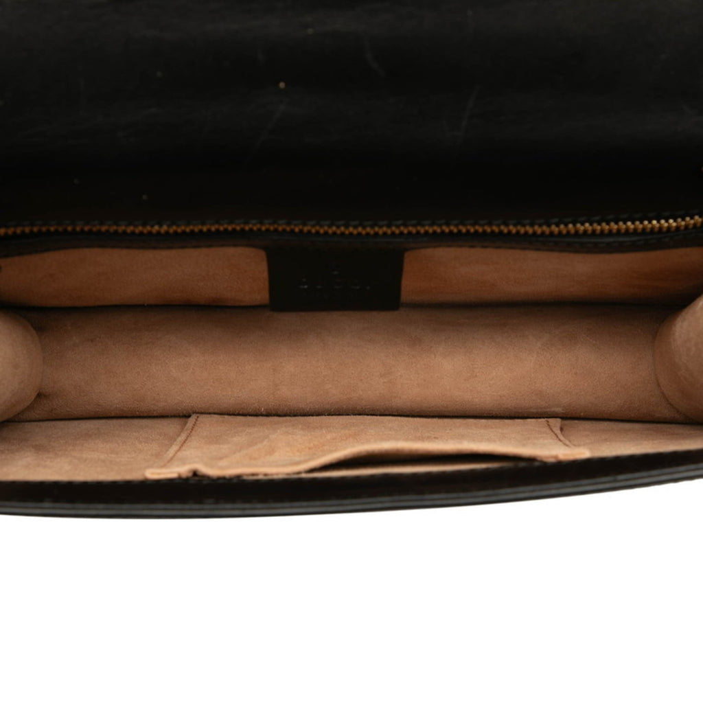 Gucci Black Leather Shoulder Bag (Pre-Owned)