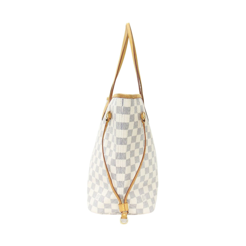 Louis Vuitton White Damier Azur Handbag Tote Bag (Pre-Owned)