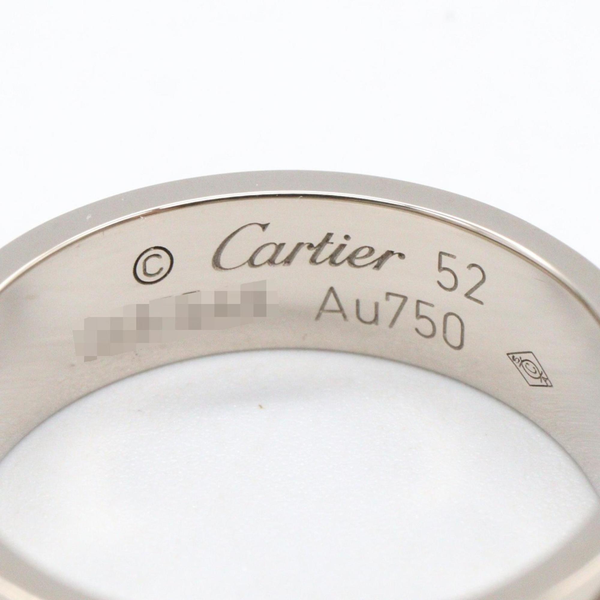 Cartier Silver White Gold (18K) Band Ring (Pre-Owned)