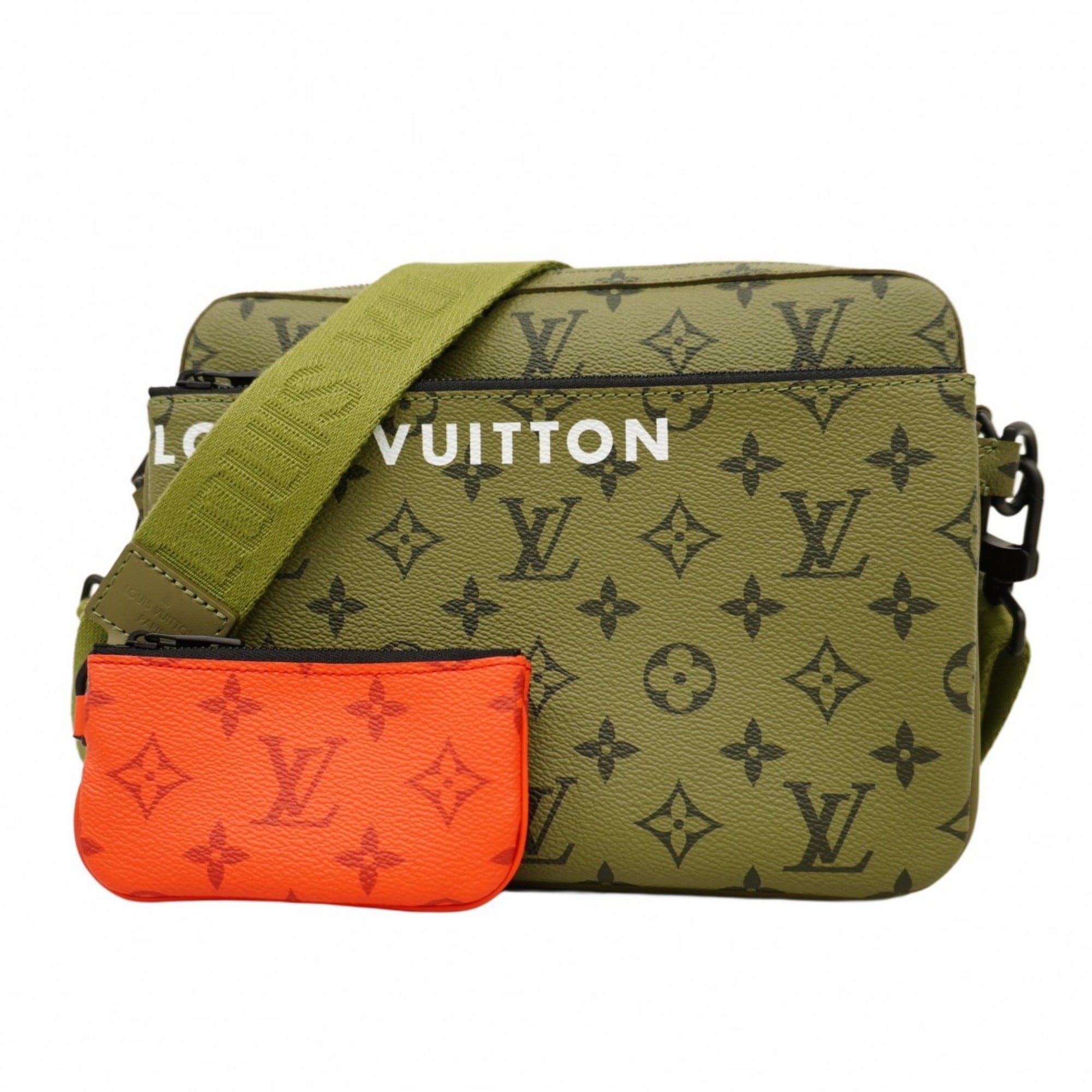 Louis Vuitton Khaki Shoulder Bag (Pre-Owned)
