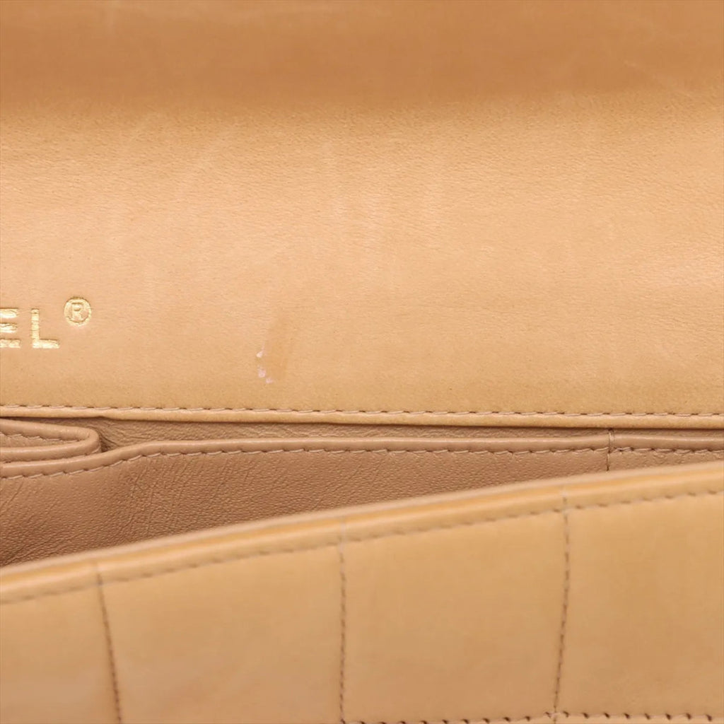 Chanel Beige Leather Shoulder Bag (Pre-Owned)