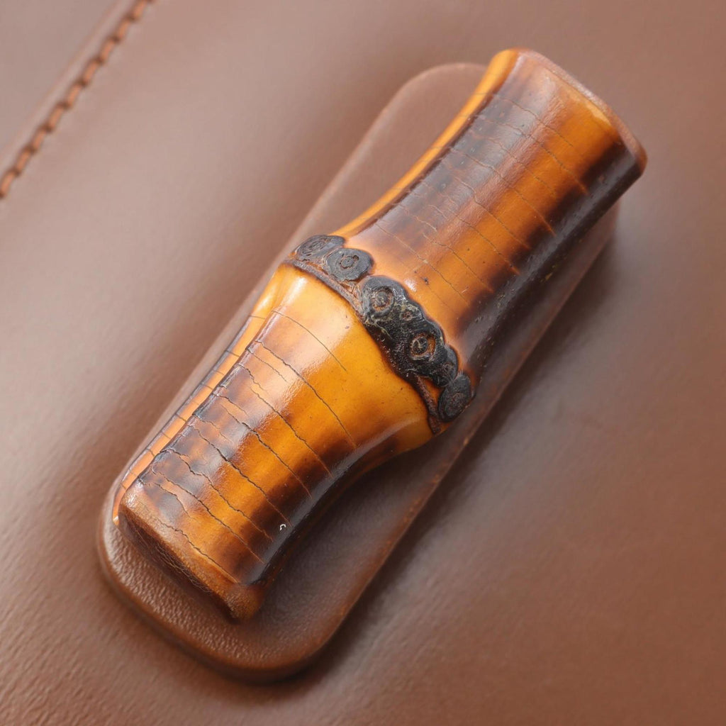 Gucci Brown Leather Handbag (Pre-Owned)