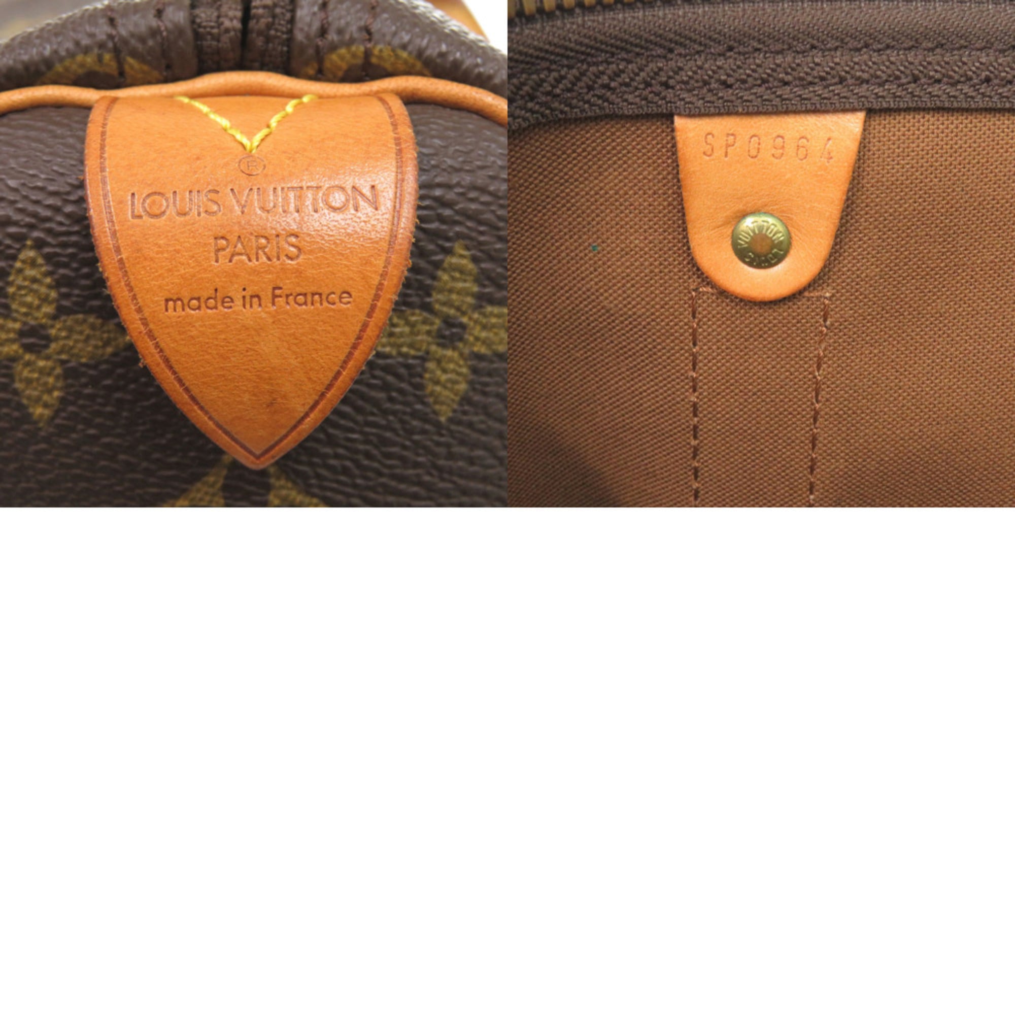 Louis Vuitton Brown Monogram Canvas Boston Bag (Pre-Owned)