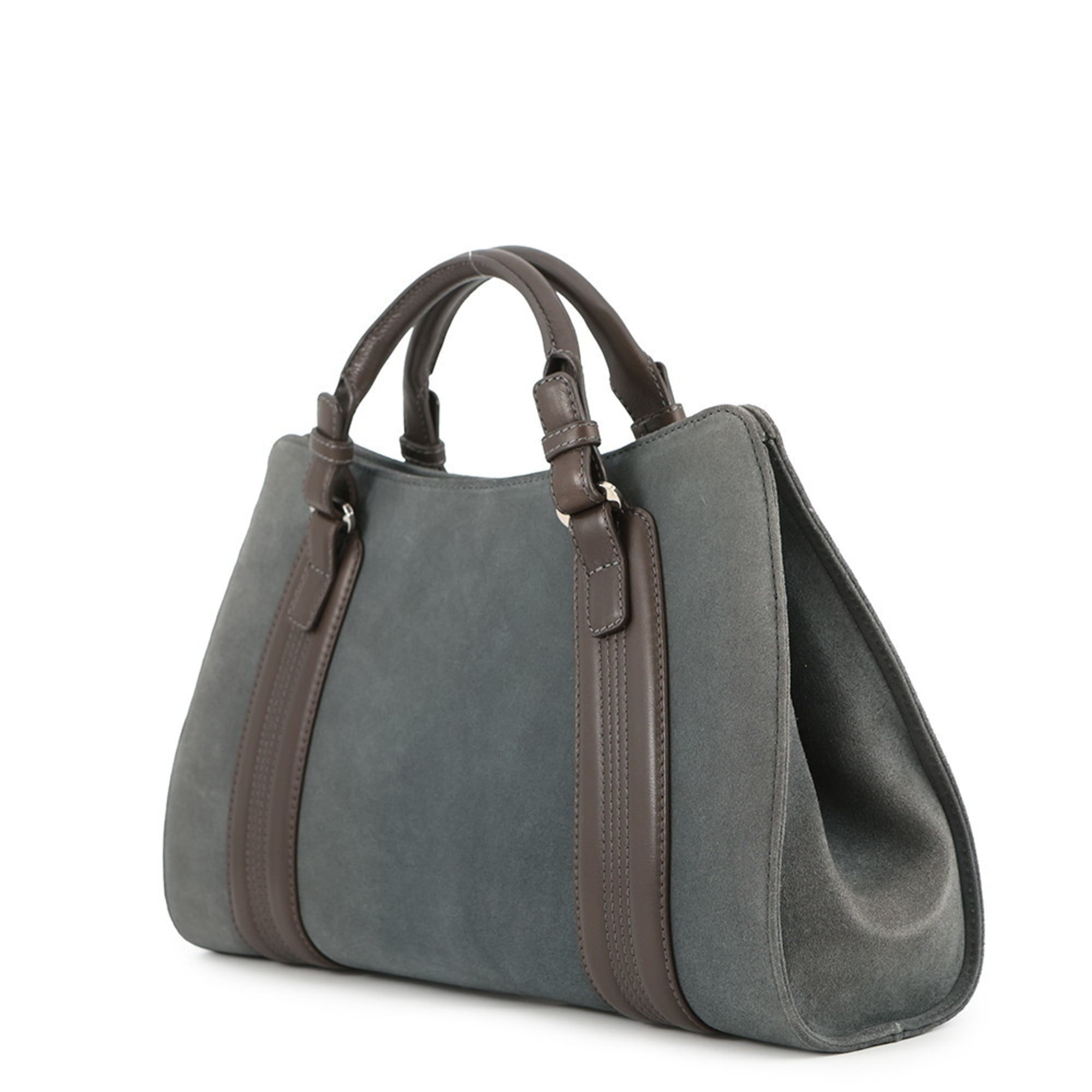 Loewe Brown Suede Leather Handbag (Pre-Owned)