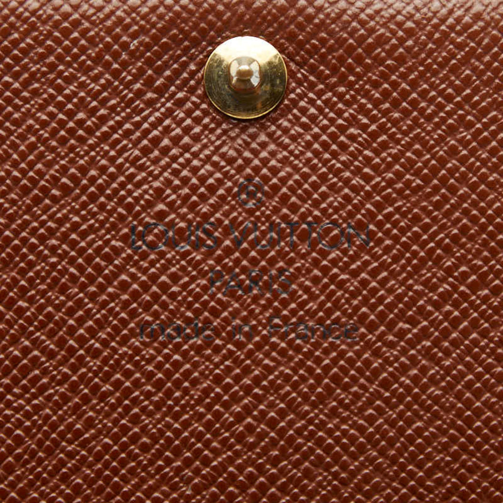 Louis Vuitton Brown Pvc Leather Wallet (Bi-Fold) (Pre-Owned)