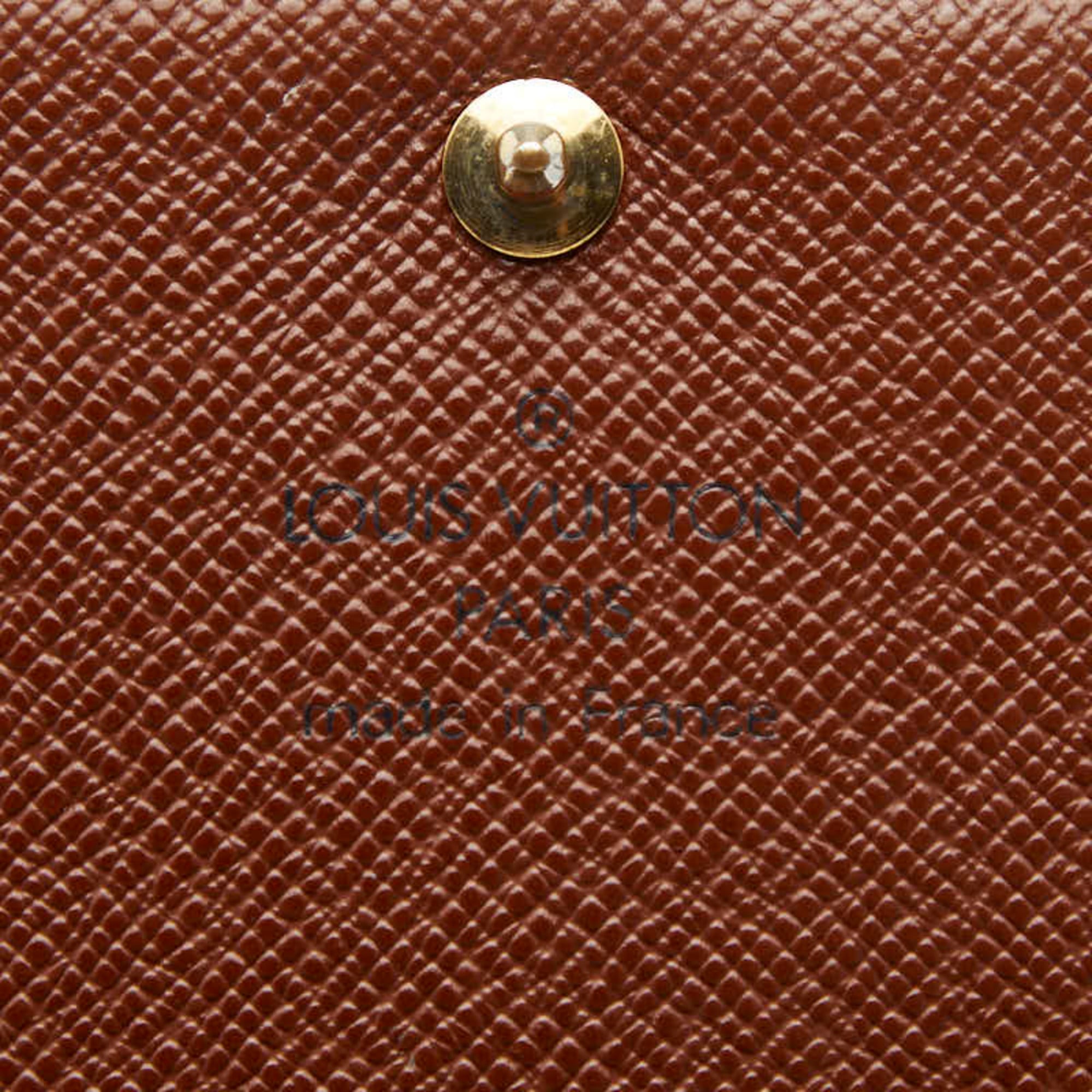 Louis Vuitton Brown Pvc Leather Wallet (Bi-Fold) (Pre-Owned)