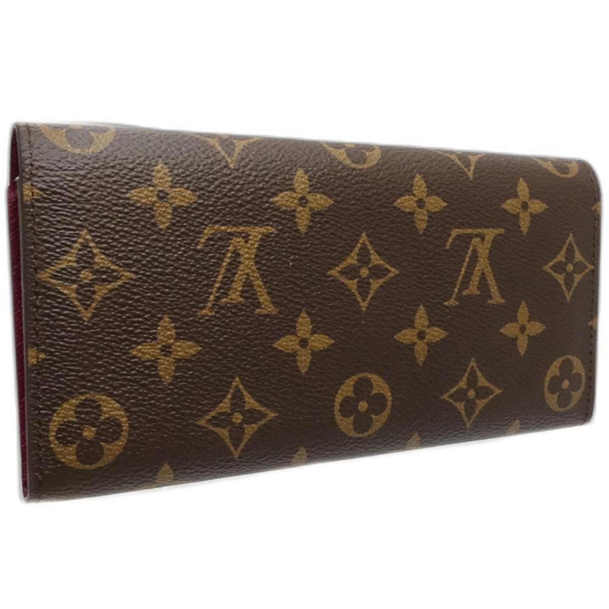 Louis Vuitton Monogram Brown Monogram Monogram Long Wallet (Bi-Fold) (Pre-Owned)