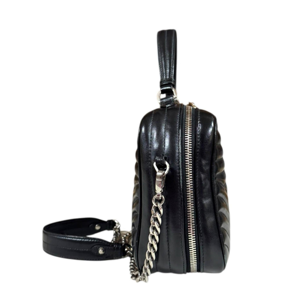 Prada Black Leather Shoulder Bag (Pre-Owned)