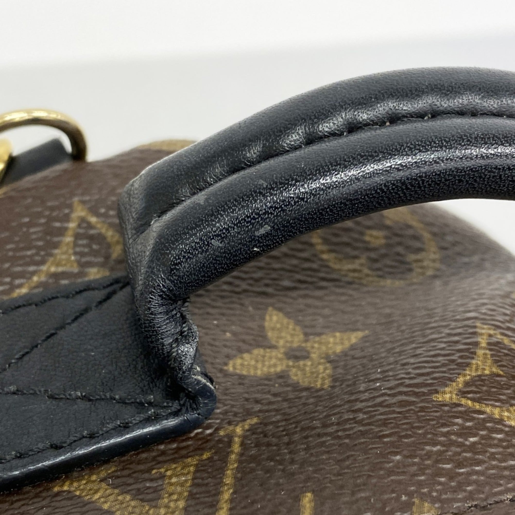 Louis Vuitton Black Brown Backpack (Pre-Owned)