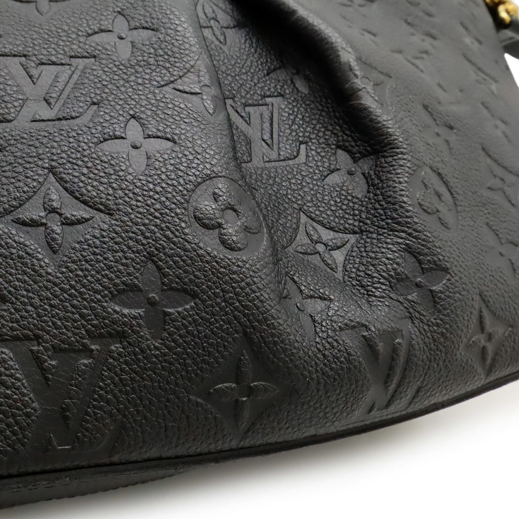 Louis Vuitton Black Noir Monogram Empreinte Handbag Shoulder Bag (Pre-Owned)